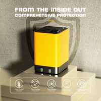 Cargador de Pared Rápido GaN con Enchufe USB C Retráctil, Puerto USB A Dual, Certificado BSCI, Enchufe para EE. UU., UE, Reino Unido y Australia, Logotipo OEM Gratuito para Dispositivos Móviles