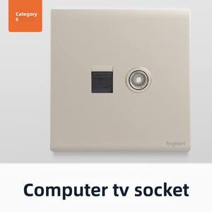 <span class=keywords><strong>Prise</strong></span> murale Jian Yue Series Platinum Gold 16A/10A USB Type-C IP20 en matériau PC ignifuge, simple <span class=keywords><strong>et</strong></span> élégante - Product Image 5