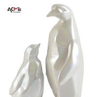 Ornement en céramique or pingouin salon cadeau accessoire décoration de table enfant créatif produits de décoration de luxe