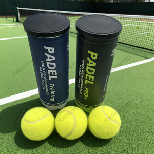 Les balles de padel standard certifiées FIP peuvent en caoutchouc naturel 45% laine durable pour l'entraînement et la compétition Balles de <span class=keywords><strong>tennis</strong></span> personnalisées avec logo - Product Image 3