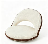 Banc de lecture pliable en velours côtelé avec éponge haute densité pour baie vitrée, balcon, ou comme chaise d'allaitement tatami