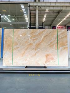 Mármol Natural Color Naranja Crema, Piedra Cálida y Acogedora para Encimeras, Paneles de Pared y Pisos Decorativos - Product Image 2