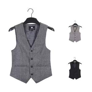 Custom Fashion Designer <b>Waistcoat</b> Bowtie and Hanky Set for Men Long Waterproof Plus Size for Spring Season - Product Image 1