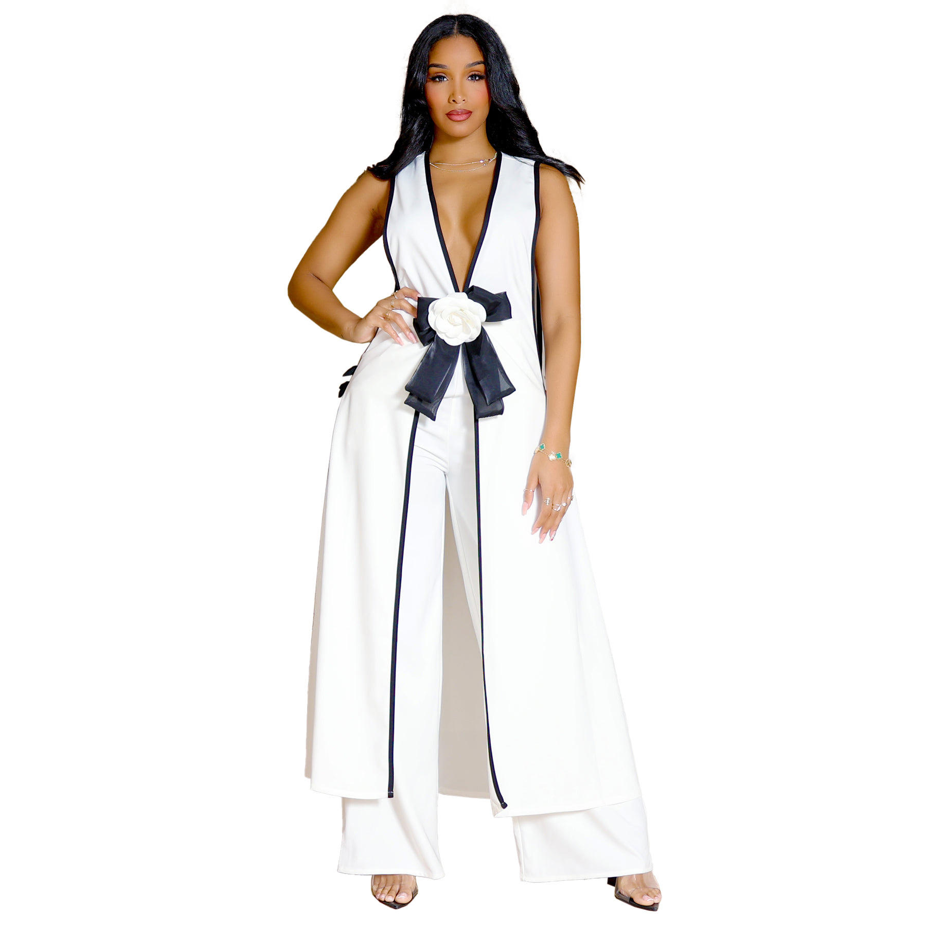 Summer Vacation Club Outfits for Women Sexy 2024 Full Length Ladies Quality  Fashion Piece Outfits Elegant