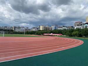Voies de course préfabriquées en caoutchouc hautement élastiques approuvées INOLP Revêtement de sol sportif de haute qualité pour piste de course de 400 mètres - Product Image 4