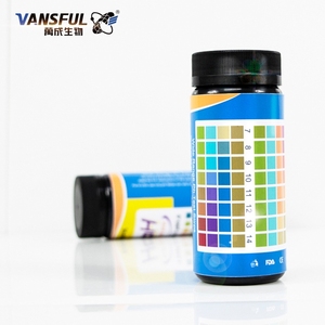 Papel Indicador de pH Universal Aprovado pela CE, 100 Contagens, 4 Cores, 0-14 - Product Image 3