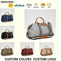 Sac de voyage en toile OEM personnalisé, sac de sport et de loisirs, sac fourre-tout de sport et de plein air, sac de nuit avec bandoulière réglable