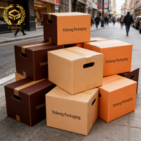 Boîte en carton légère, matériaux recyclés, respectueuse de l'environnement, carton ondulé, boîtes rigides personnalisées pour colis, emballage cosmétique