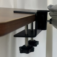 Lit pour chat à fixer sur le bureau, rectangulaire, sans perçage, structure robuste, housse en maille amovible et lavable, gain de place, nid pour animaux de compagnie toutes saisons