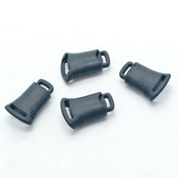 Boucle de serrage carrée à cordon élastique pour sac à dos, avec bouton de pression, réglable
