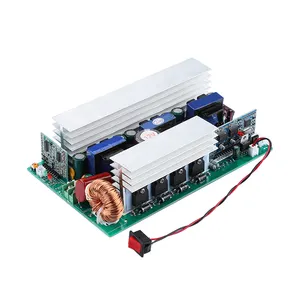 Inverter gelombang sinus murni 1500W, konverter surya 60Hz papan sirkuit Inverter daya 60Hz untuk AC 110v 220V 1000W