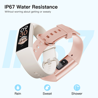 Reloj Inteligente Deportivo AMOLED C80, Pantalla Táctil Completa de 1.1 Pulgadas, Frecuencia Cardíaca, Presión Arterial, Oxígeno, IP67, Monitor de Actividad Física, Correa de Reloj Inteligente
