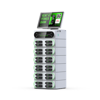 Nouvelle banque d'alimentation portable 2024 avec POS intégré, 24 emplacements, distributeur automatique empilable, chargeur rapide, banque d'alimentation pour bar, centre commercial