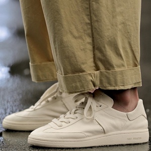 Chaussures décontractées légères à semelle fine en cuir de vachette de première qualité, nouvelle mode 2026, baskets polyvalentes pour hommes, chaussures basses tendance - Product Image 2