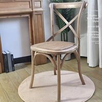 Chaise de banquet royale moderne en bois massif pour événements extérieurs d'hôtel, idéale pour les mariages - Grande Vente