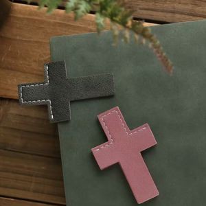 Wholesale Cross Shape <b>Bookmark</b> Hot Stamping Name Vintage Cross <b>Bookmarks</b> Page Corner for Bible Reading Gifts Book Lover - Product Image 1