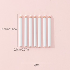Crayons de tailleur professionnels 3.5in <span class=keywords><strong>crayon</strong></span> effaçable à l'eau blanche en bois avec <span class=keywords><strong>craie</strong></span> de tailleur <span class=keywords><strong>pour</strong></span> vêtement - Product Image 3