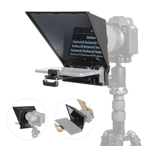 FEELWORLD <span class=keywords><strong>TP2A</strong></span> Téléprompteur pour Smartphone et Appareil Photo Reflex Numérique avec Télécommande et Support Téléphone Magnétique pour Interview et Diffusion en Direct - Product Image 1