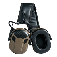 Casque Bluetooth tactique de communication avec micro, écouteurs tactiques confortables avec coussinets en silicone