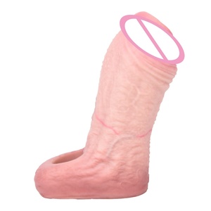 Funda para Pene de Silicona Reutilizable de 5 Pulgadas, Color Piel, Anillo para Pene Abierto, Funda para Agrandar el Pene, Potenciador Sexual - Product Image 4