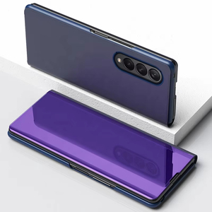 Étui de luxe à rabat miroir pour Samsung Galaxy Z Fold 6 7, avec support intelligent, en cuir, <span class=keywords><strong>compatible</strong></span> Samsung Z Fold <span class=keywords><strong>3</strong></span> <span class=keywords><strong>4</strong></span> 5 6 7 - Product Image 4