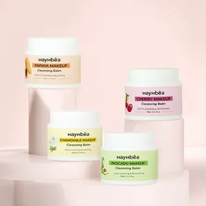 RubioAroma Private Label Beauty Face Care Natural Organic Whitening Turmeric Pawpaw Cleansing Balm & Makeup Remover
