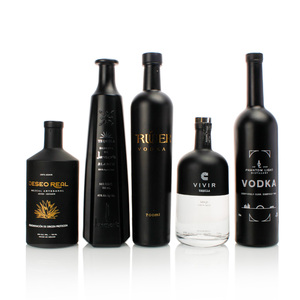 Luxe personnalisé mexique personnalisé <span class=keywords><strong>vide</strong></span> 750ml gravé fantaisie bouteilles tequila carafe liqueur <span class=keywords><strong>bouteille</strong></span> en verre avec couvercles en liège - Product Image 2
