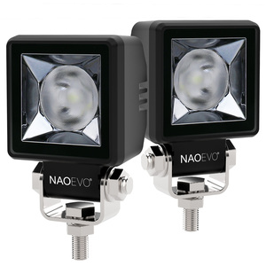 Feux antibrouillard LED ambre NAO 2 pouces 40W pour Land Cruiser 4X4, camions tout-terrain, super lumineux, étanches IP68 - Product Image 1