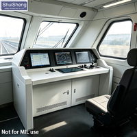 Console d'opérateur ignifuge et auto-extinctrice avec cadre anti-vibration pour bureaux de conducteurs de trains à grande vitesse