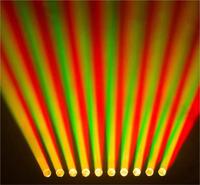 Barre de lumière LED mobile professionnelle 10 yeux RGBW 4-en-1 DMX pour effets de scène, discothèque, concert, théâtre, événement, fête, bar, club