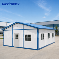 VICDOWEX Maison préfabriquée contemporaine de type T personnalisée pour camp de construction, bureau et logement des travailleurs