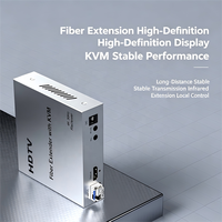 Kit d'extension KVM à fibre optique 20 km, émetteur-récepteur sur fibre optique, prise en charge IP 4K 30Hz IR pour AV général