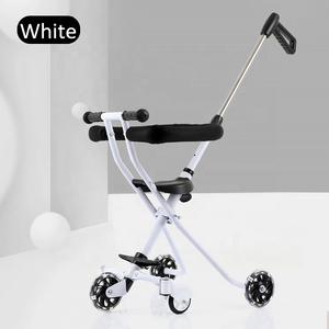 Patinete de viaje ultraligero para bebé, 5 <span class=keywords><strong>ruedas</strong></span>, plegable y portátil, carrito de bebé, andador - Product Image 3