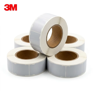 Étiquette adhésive médicale en <span class=keywords><strong>platine</strong></span> 3M 7872, découpée sur mesure, en rouleau, dimensions précises, résistante aux produits chimiques, pour l'identification en laboratoire - Product Image 2