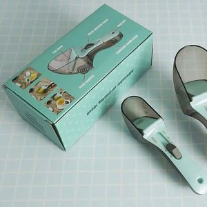 Juego de 2 Cucharas Medidoras Digitales Ajustables de Doble Cara, Herramientas de Cocina Magnéticas Multifuncionales de Plástico para Café y Otros - Product Image 5