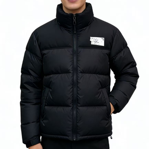Veste d'hiver rembourrée en coton pour homme, modèle 2025, avec logo personnalisé, col épais et protection contre le froid, pour garçons - Product Image 3