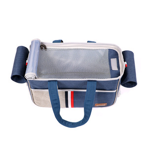 Sac de transport pour animaux de compagnie Dodo Oxford Cloth Closed, bleu foncé, respirant, pour chiens et chats - Product Image 3