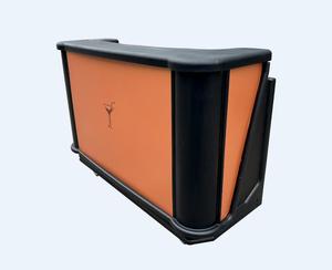 شريط بلاستيكي تجاري متعدد الوظائف محمول بسهولة مع أربع عجلات لمطعم Stallage بار تقديم الطعام والخدمات - Product Image 2