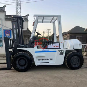 <span class=keywords><strong>TCM</strong></span> <span class=keywords><strong>70</strong></span> Original de Japón, Mini Montacargas de 7 Toneladas, Precio Económico, Alto Rendimiento, con Pocas Horas de Uso, en Stock, Montacargas Usado en Venta - Product Image 2