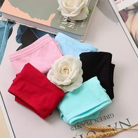 0,58 Dollar XK001 Größe XL-3XL Damen Baumwollslips, Weiche Atmungsaktive Mehrfarbige Mittelhohe Slips, Großhandel Damenunterwäsche