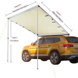 Tente de toit personnalisée pour voiture, pare-soleil, équipement de <span class=keywords><strong>camping</strong></span> imperméable, tente de <span class=keywords><strong>camping</strong></span> extérieure <span class=keywords><strong>à</strong></span> montage rapide, auvent latéral pour voiture - Product Image 6