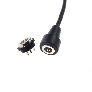 ขั้วต่อแม่เหล็กทรงกลมเส้นผ่านศูนย์กลาง8.5มม. 3A กระแสสูงขั้วต่อแบบ Pogo ชุบทองหนาตัวผู้และตัวเมีย - Product Image 5