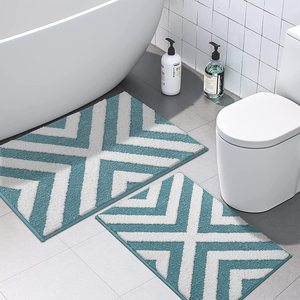 Eco Friendly Safe Custom Anti Slip Bathmat Door Bath Rug Mat