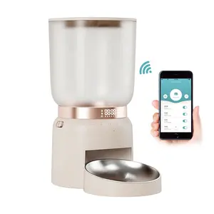 Alimentador de mascotas inteligente Petnessgo perro gato Wifi APLICACIÓN DE TELÉFONO MÓVIL Control remoto Microchip alimentador automático de mascotas con 4.2L