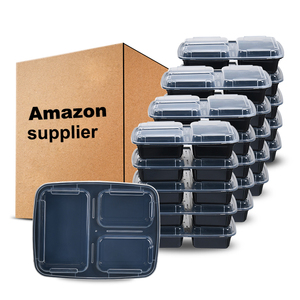 Pp Pp Eco-friendly Microwaveable Pp Square Disposable Plastic Lunchbox