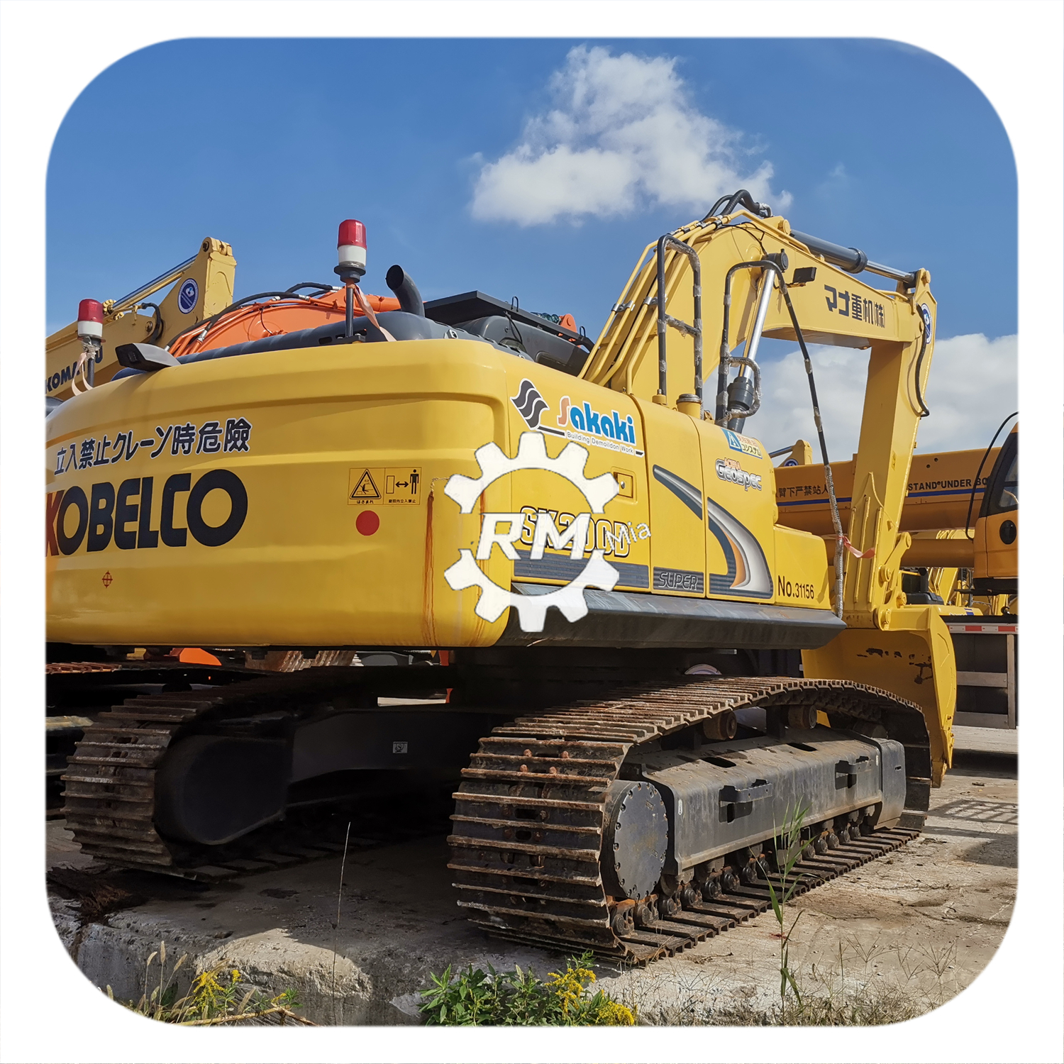 Buy Kobelco Sk200 10m Excavator Wide Range Applications | Alibaba.com
