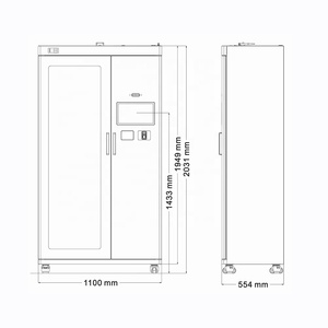 <span class=keywords><strong>Rfid</strong></span> Reader công cụ Linen may quần áo dệt hàng tồn kho theo dõi thông minh UHF <span class=keywords><strong>RFID</strong></span> tủ - Product Image 5