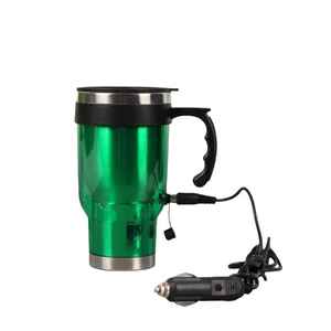 Vasos Eléctricos para Calentar Bebidas en el Auto, Modernos y Creativos, de Doble Pared, Acero Inoxidable, Aislamiento al Vacío, Antiderrames, Regalo para Viajes y Uso al Aire Libre - Product Image 5
