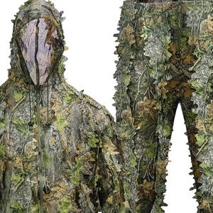 Ensemble de vêtements de chasse d'hiver respirant et personnalisé pour homme, tenue tactique, chemise à manches longues, pantalon cargo, 100% coton - Product Image 2