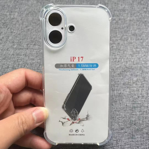 เคสโทรศัพท์มือถือแบบใสกันกระแทก ผลิตจาก TPU หนา 1.5 มม. ตกแต่งลายสีพื้น ป้องกันกล้อง - Product Image 3